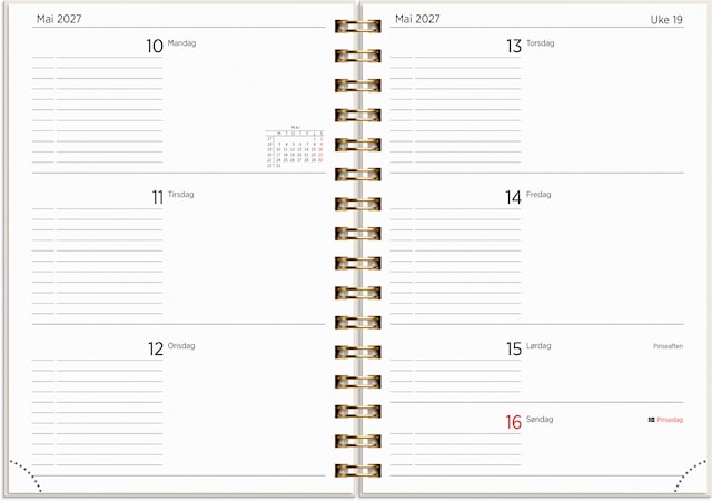 Produktbilde 2 for Studentkalender A5 26/27 Flower Grieg