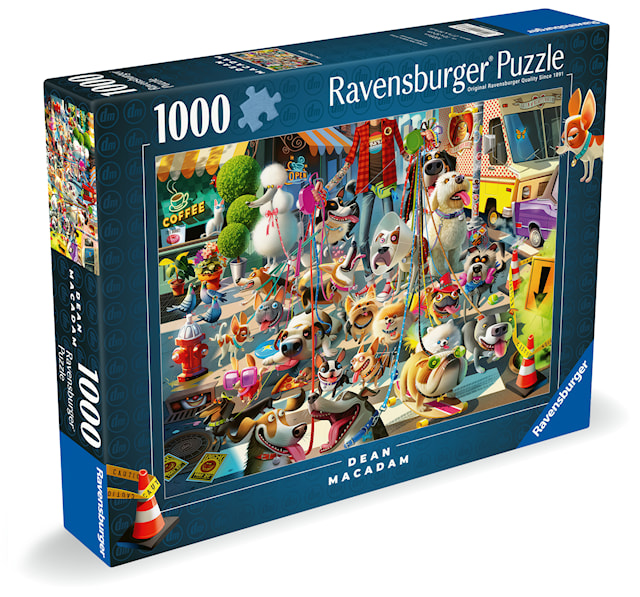 Produktbilde 2 for Puslespill The Dog Walker 1000 brikker, Ravensburger