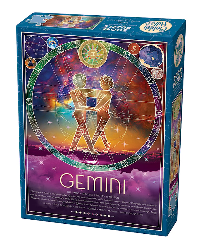 Tuotekuva 1 - Palapelit Zodiac Gemini 500 palaa, Cobble Hill