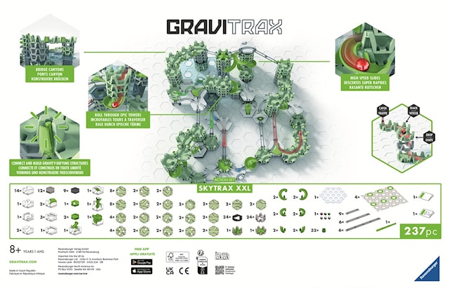 Produktbild 4 för GraviTrax Action-Set Skytrax XXL Ravensburger