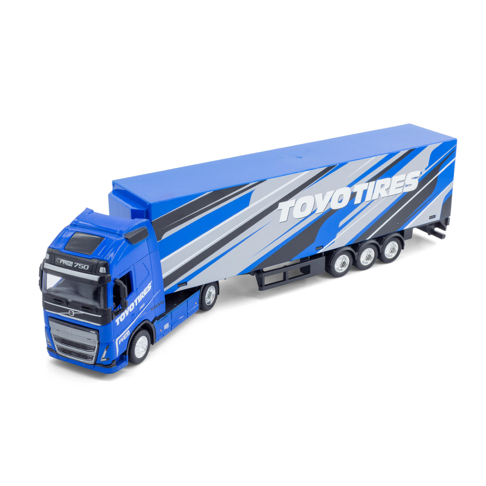 1:43 Street Fire Lastbil Volvo Fh16 Globetrotter 750 Xxl Toyotires