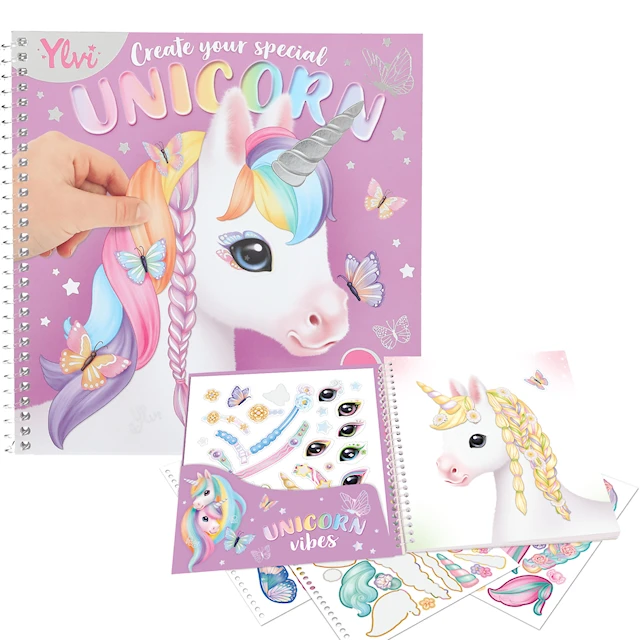 Create Your Special Unicorn Tarrakirja Ylvi