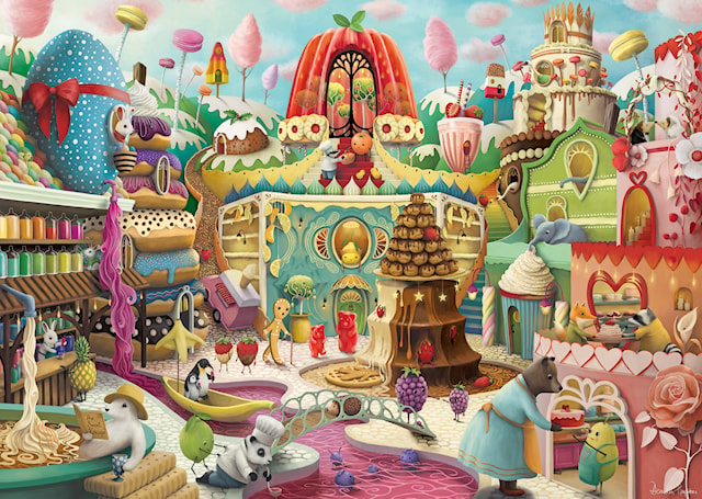 Produktbilde 2 for Sweet Street Puslespill 1000 brikker, Ravensburger