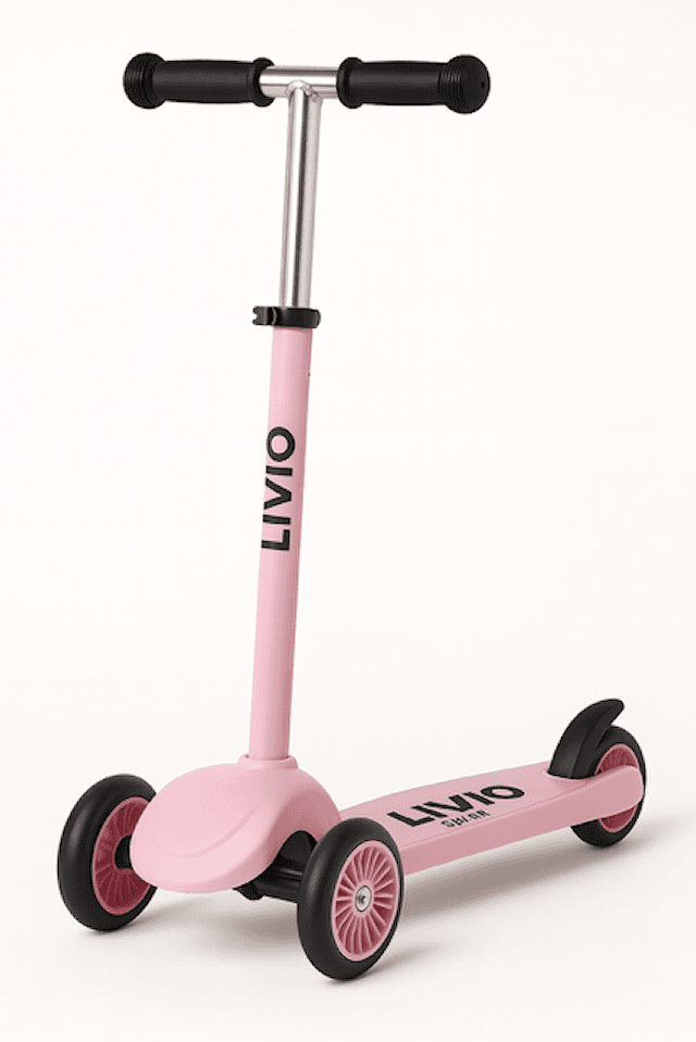 Sparkcykel 3-hjuling Rosa LIVIO Sprint