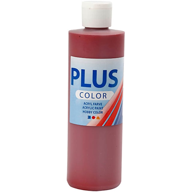 Tuotekuva 1 - Plus Color-askartelumaali, 250 ml, antiikinpunainen