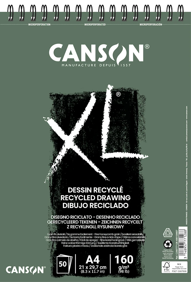 Canson XL Recycle 50 Arkkia 160 g A4