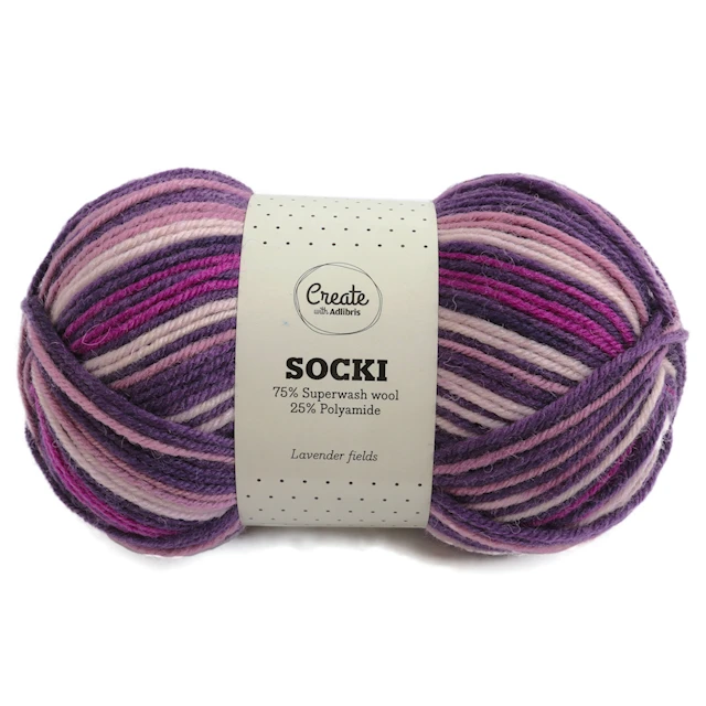 Socki Lanka Villasekoitus 100 g Lavender Fields B025 Adlibris
