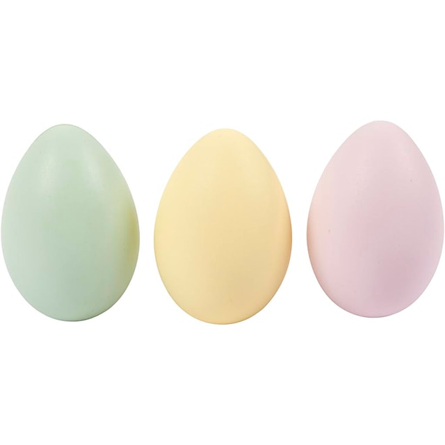 Produktbilde 4 for Egg, H: 6 cm, pastellfarger, 12 stk./ 1 pk.