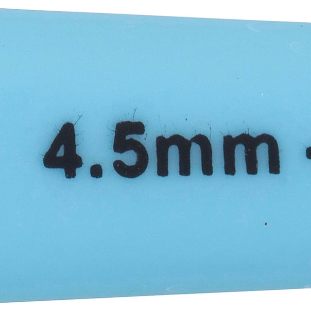 Produktbilde 6 for Heklenål, nr. 4,5, L: 13,3 cm, str. 4,5 mm, lys blå, 1 stk.
