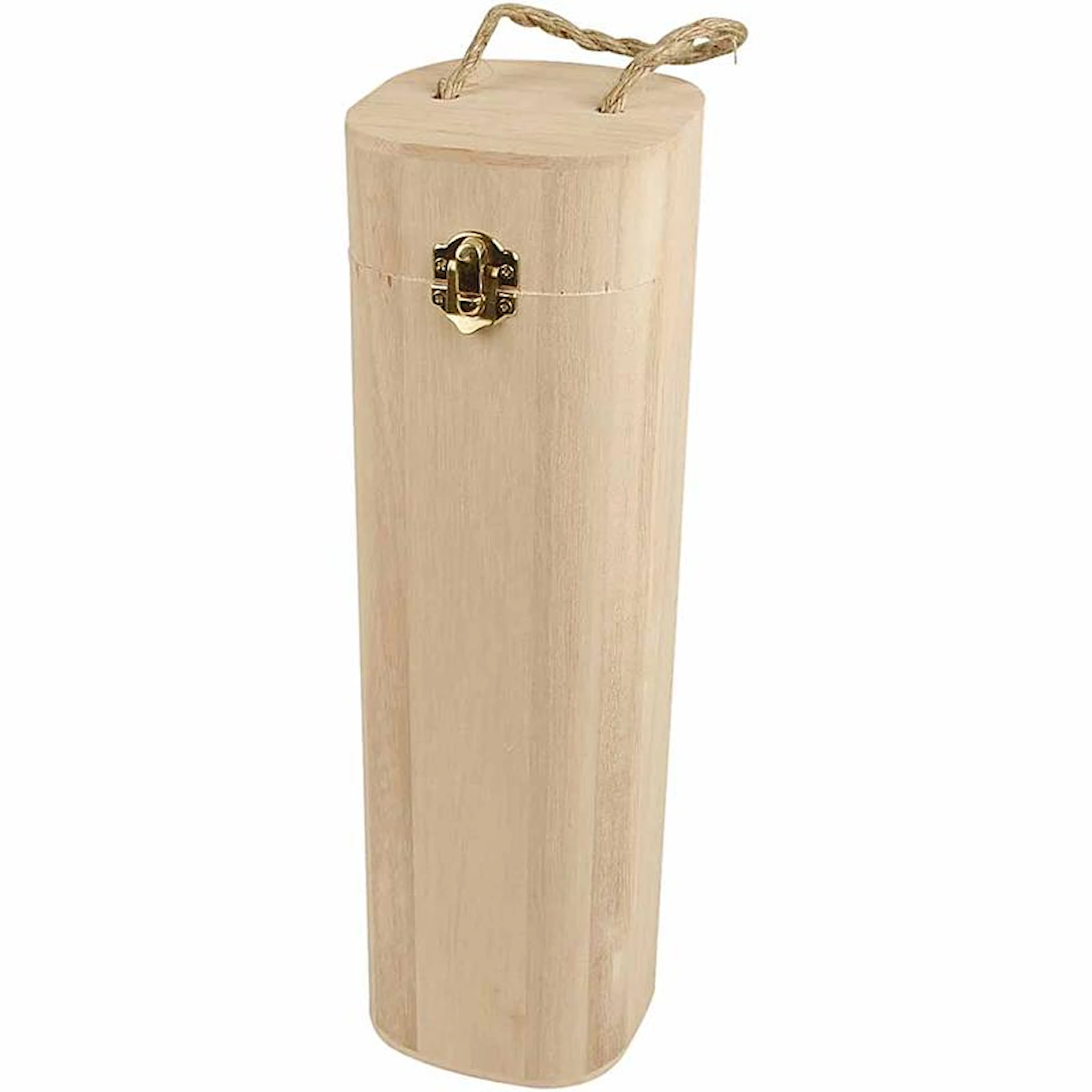 Produktbilde for Vinholder/-eske med snor, H: 34 cm, str. 10x10 cm, 1 stk.