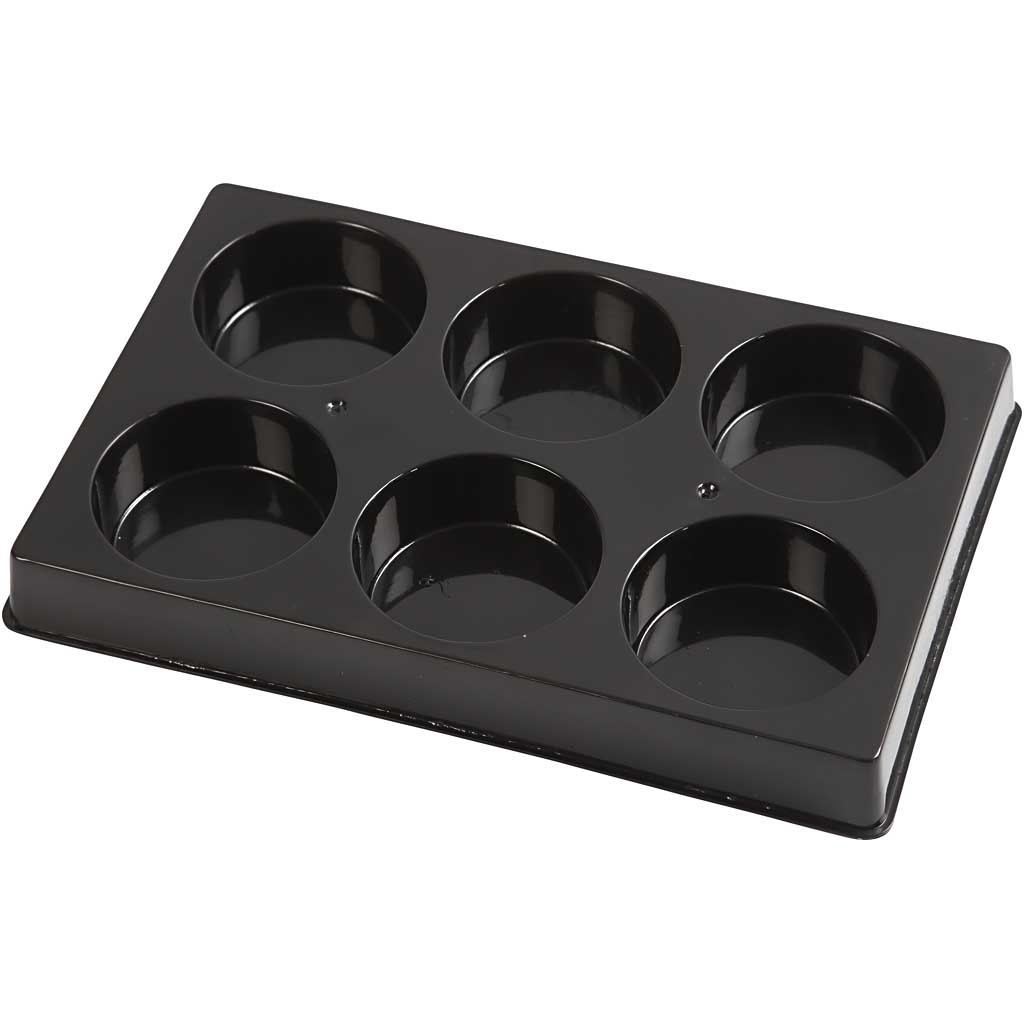 Palett Till Vattenfärg Dia 45 mm 6 Fack
