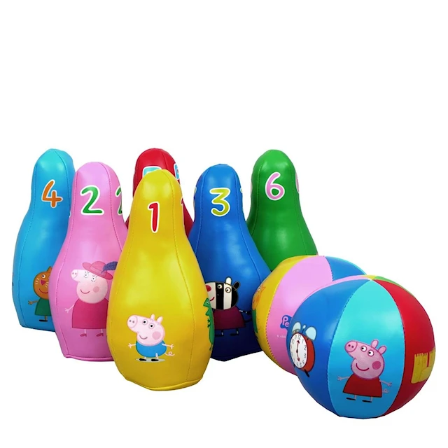 Pehmeä Bowling-setti Peppi Possu