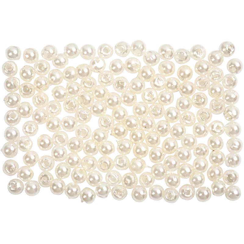 Vaxpärlor dia 3 mm Pärlemor 150 st