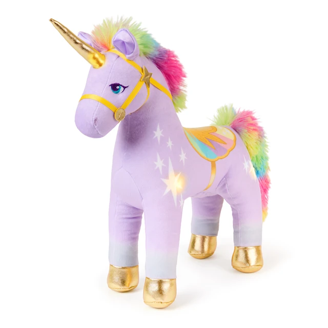Unicorn Academy Wildstar Yksisarvispehmolelu valolla 38 cm
