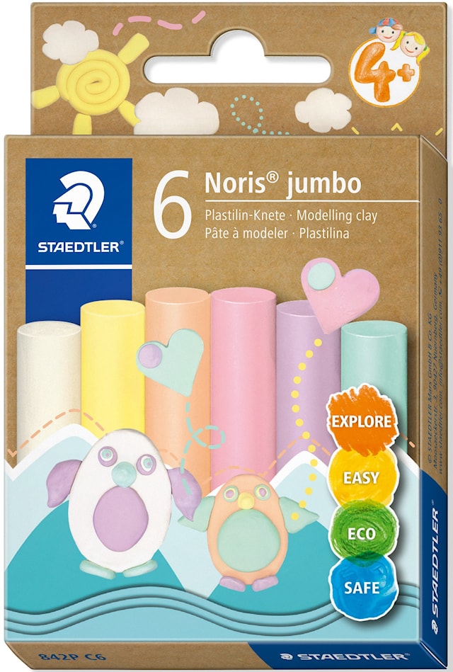 Lera Pastell 6-pack Noris Junior Staedtler