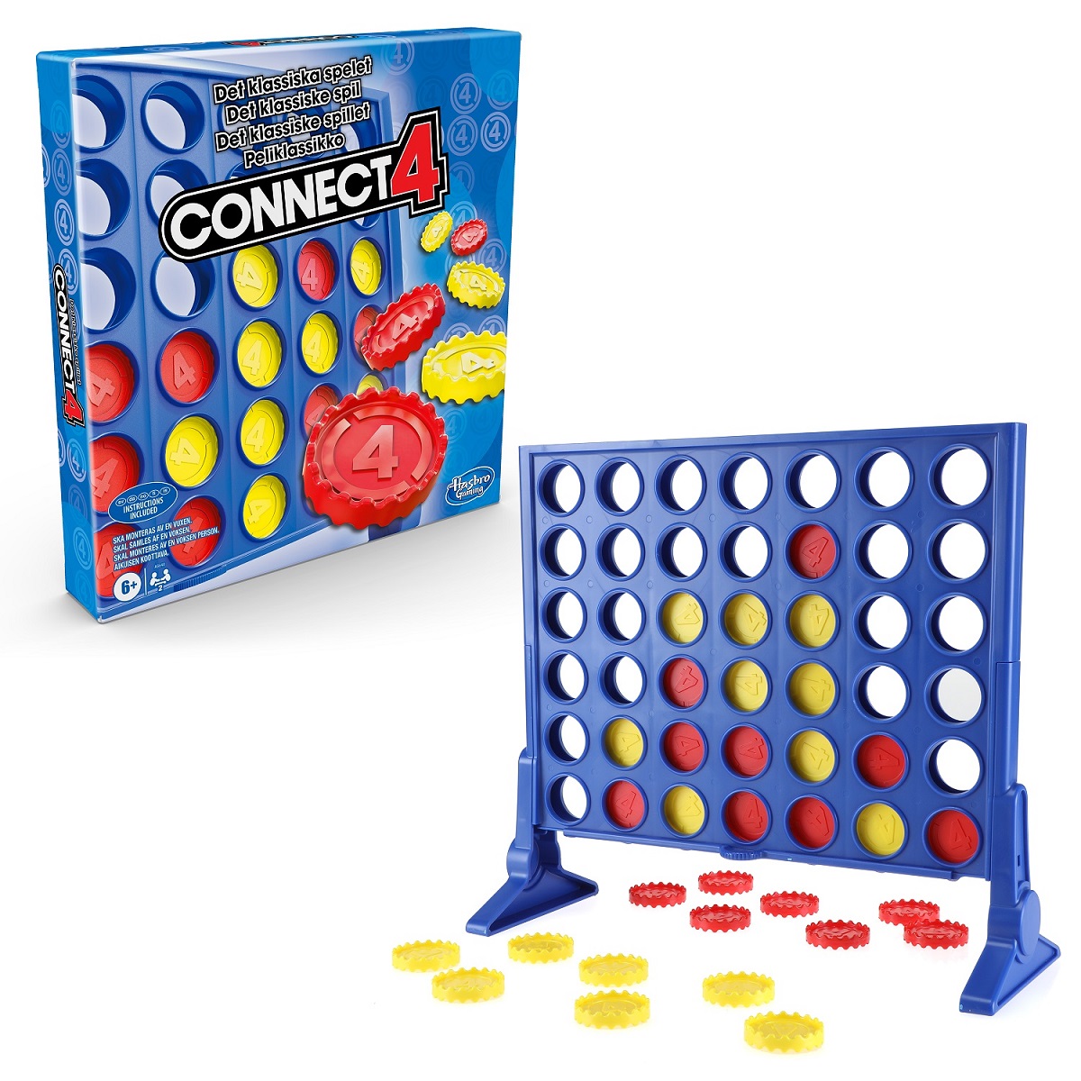 Connect 4 - Fyra i rad, spel (SE/NO/FI/DK)