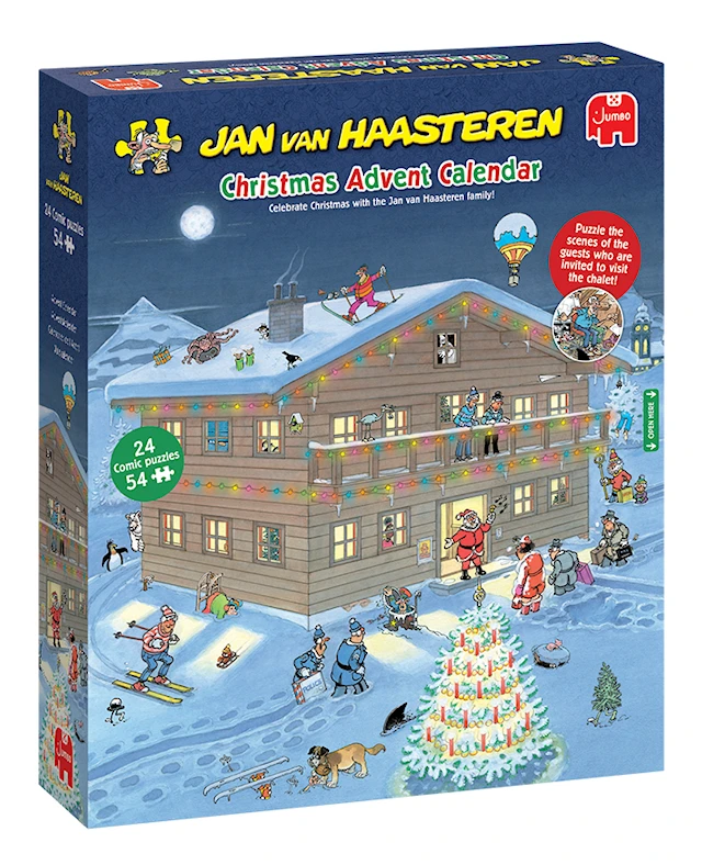 Adventskalender Pusselkalender Christmas Jan Van Haasteren 2025