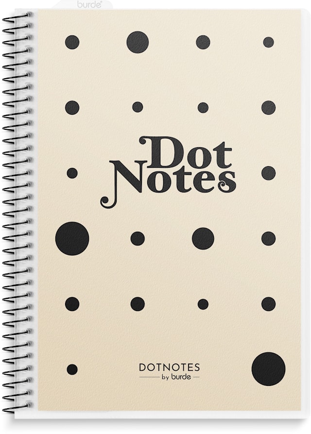 Produktbild 1 för Anteckningsbok A5 DotNotes, spiralbunden, Burde