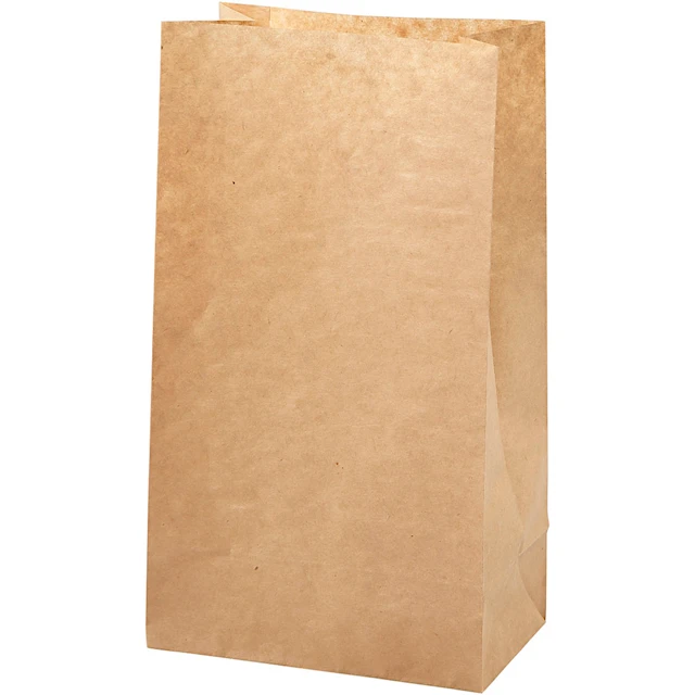 Papperspåsar Naturfärgade höjd 27 cm 9x15 cm 100-pack Creativ Company