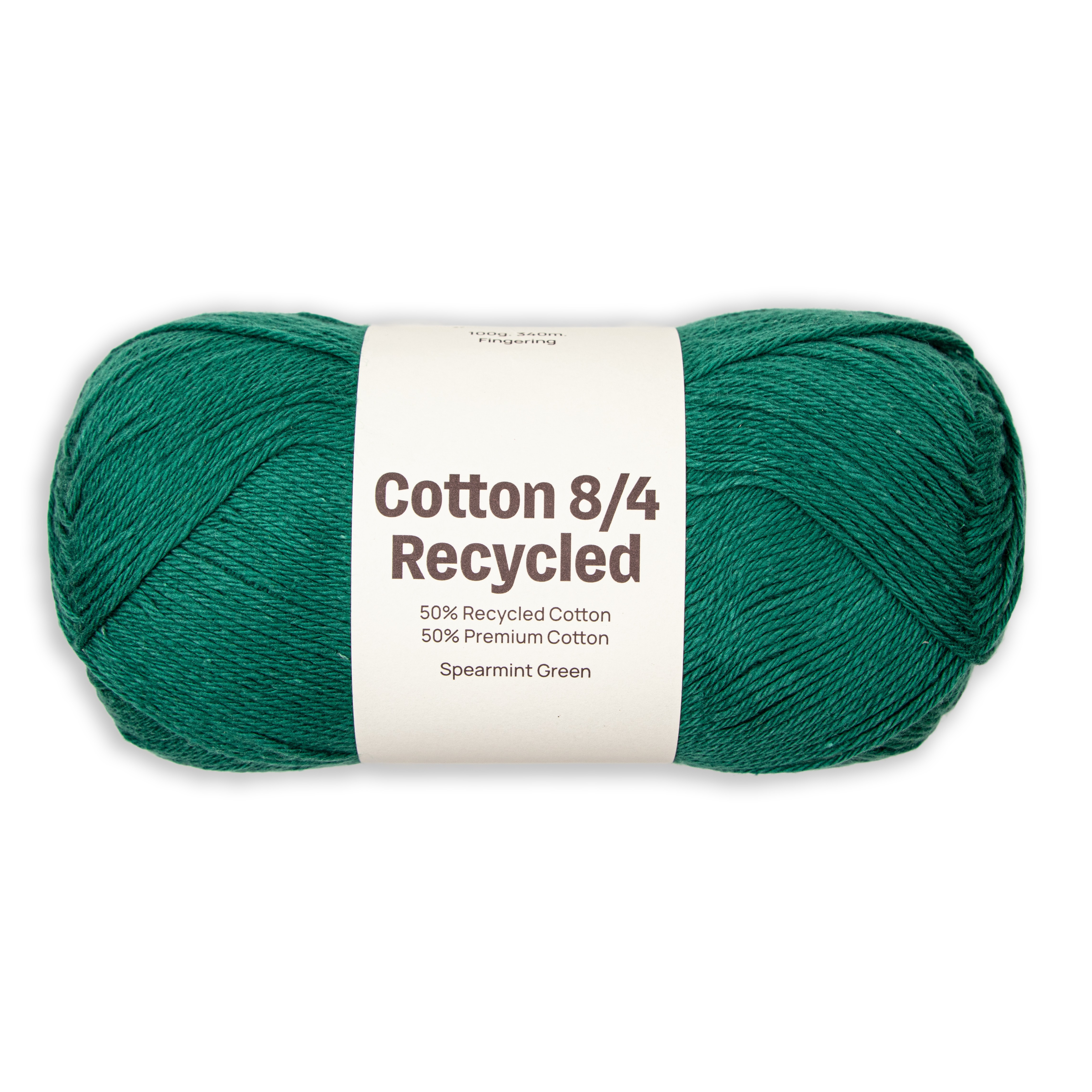 Cotton 8/4 Garn 100 g Spearmint green A105 Adlibris