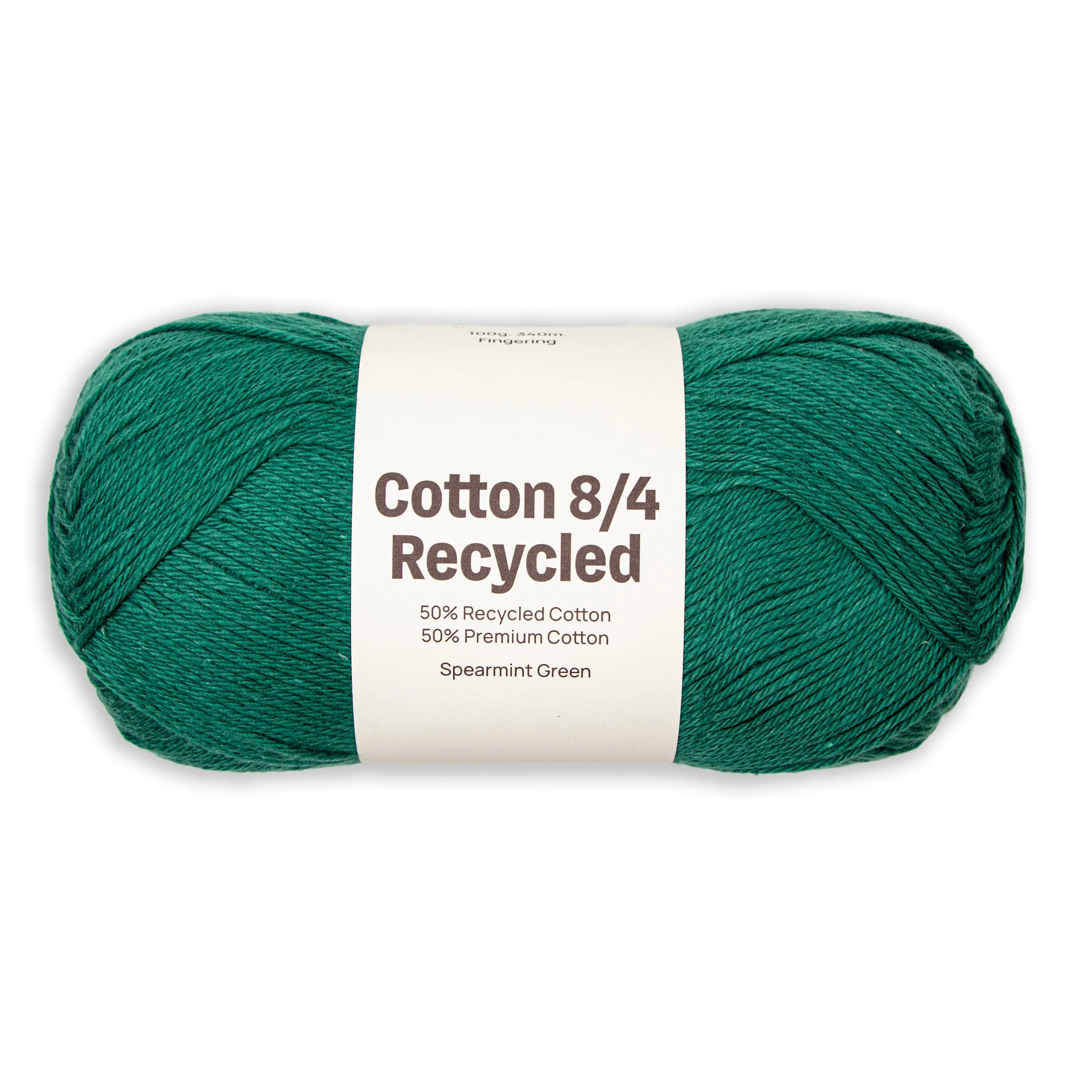 Produktbild för Cotton 8/4 Garn 100 g Spearmint green A105 Adlibris