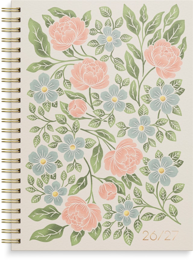 Kalender 26/27 Study A5 Story Blomma Burde