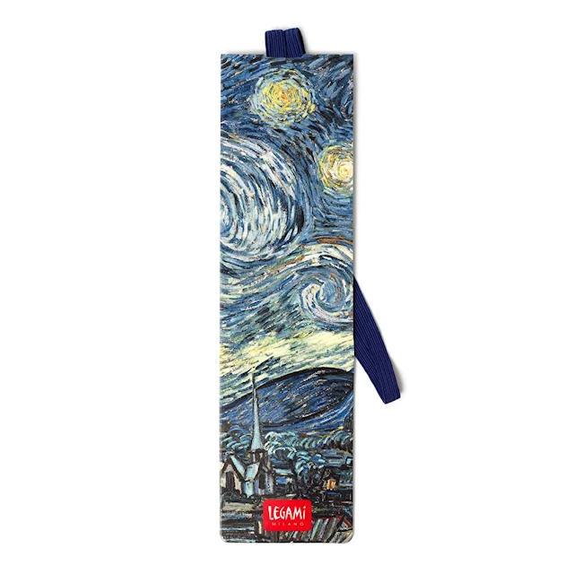 Bokmärke Med Elastiskt Band van Gogh