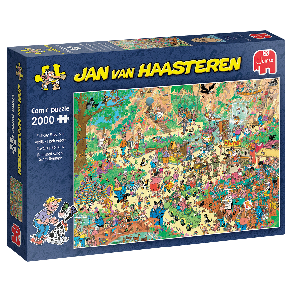 Jan Van Haasteren Flutterly Fabulous Puzzle 2000 palaa