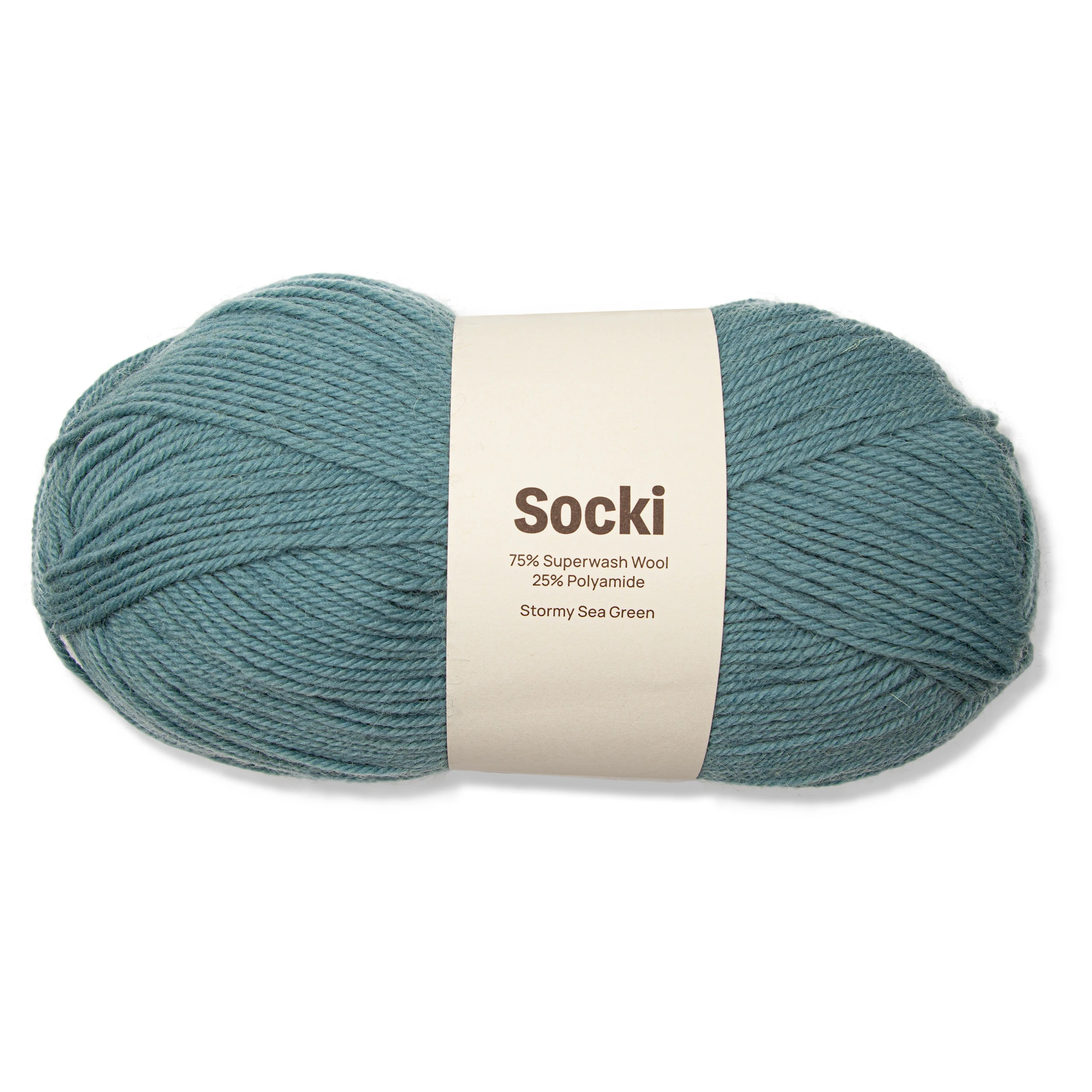 Tuotekuva ille Socki Lanka Yksivärinen Villasekoitus 100 g  Adlibris