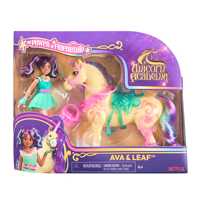 Produktbilde 2 for Unicorn Academy Modedocka och Häst Ava & Leaf