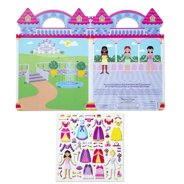 Tuotekuva 2 - Reusable Puffy Stickers Princess Melissa & Doug