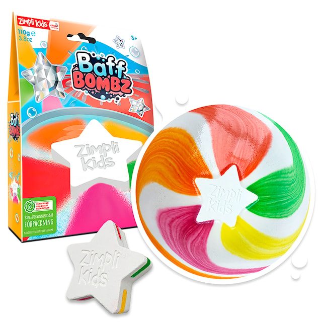 Produktbild 6 för Zimpli Kids Baff Bombz Stjärna