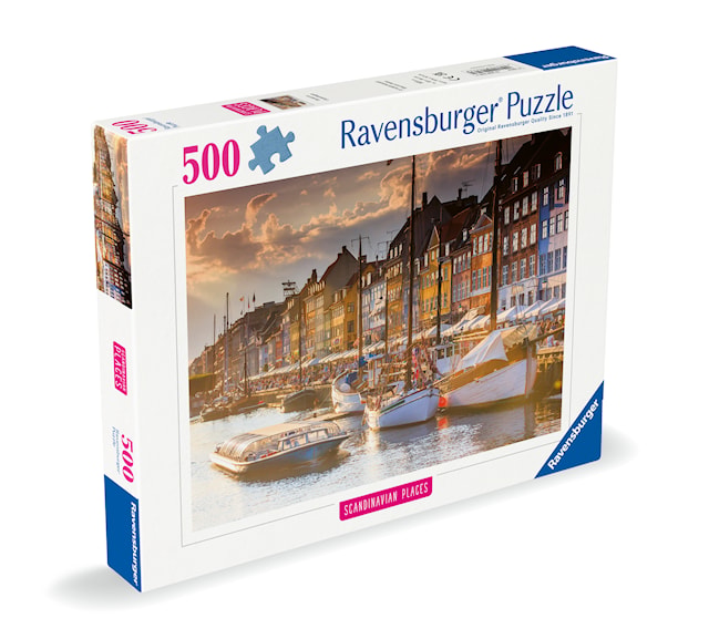 Tuotekuva 5 - Palapelit Sunset In Copenhagen 500 palaa, Ravensburger
