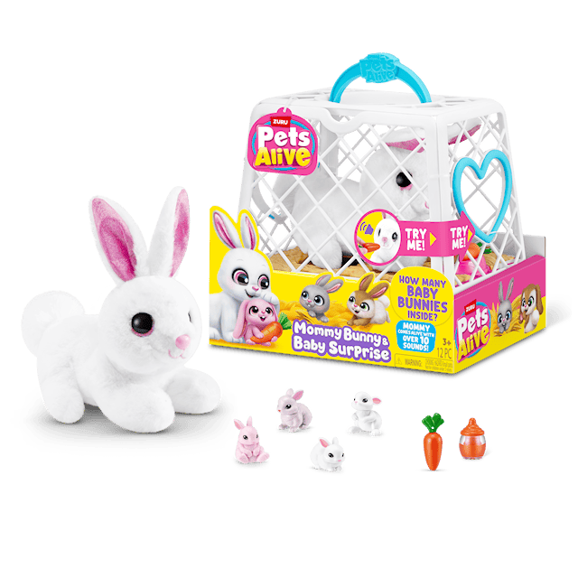 Produktbild 1 för Mama Bunny And Baby Surprise Pets Alive