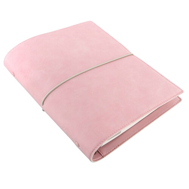 Tuotekuva 2 - Systemikalenteri A5 Domino Soft Vaaleanpunainen Filofax