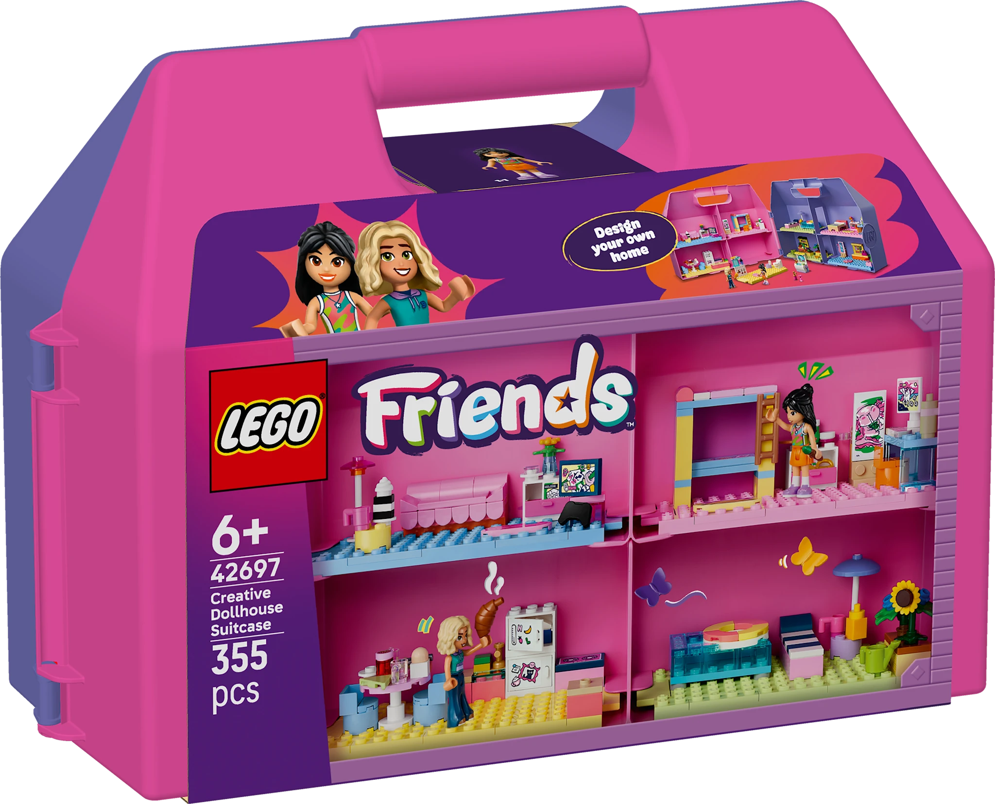 Tuotekuva ille Luovuuden nukkekotilaukku LEGO® Friends (42697)