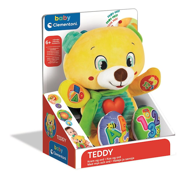 Produktbilde 1 for Teddy Interaktiv Teddybjørn Clementoni (SE/NO/FI/DK)