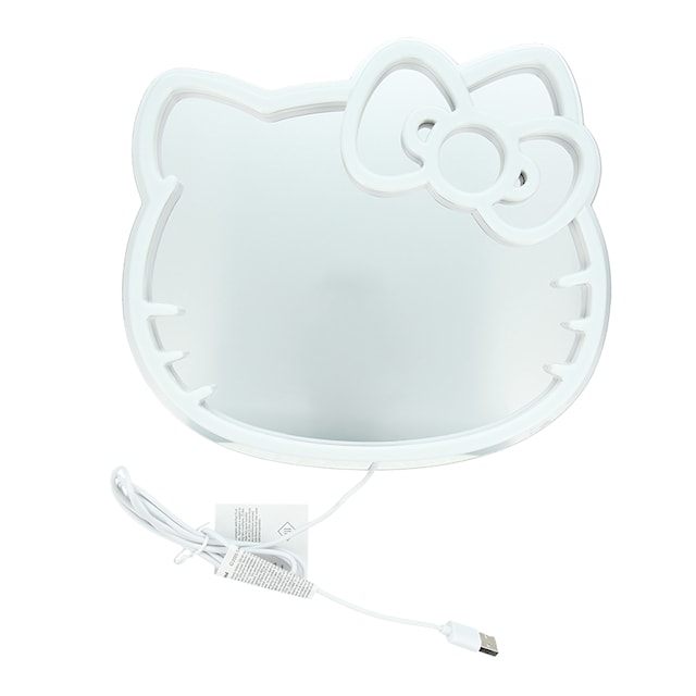 Tuotekuva 2 - Hello Kitty Seinälle Kiinnitettävä LED Neon Peili Paladone