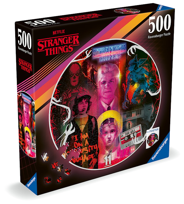 Tuotekuva 4 - Palapelit Stranger Things 500 palaa, Ravensburger
