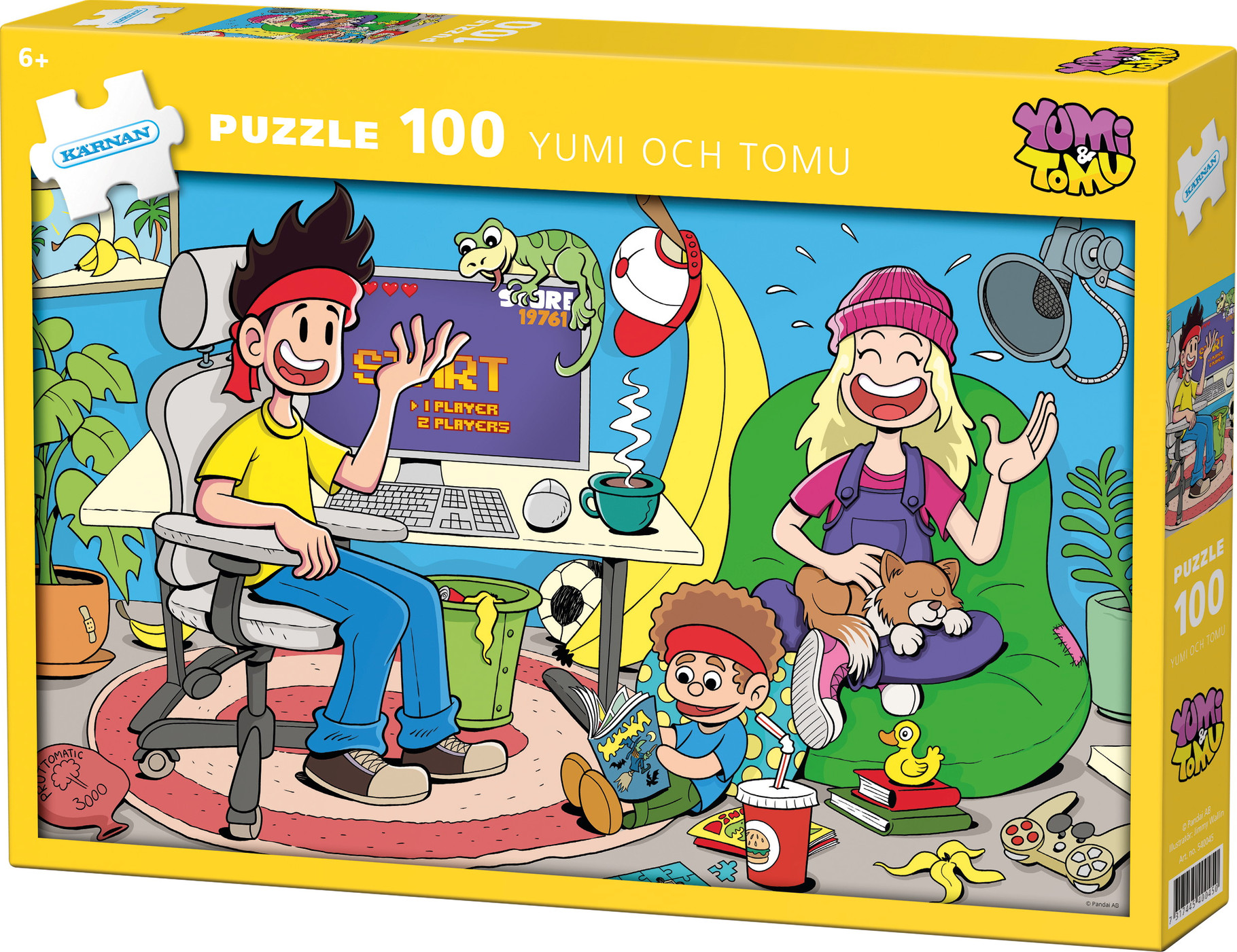 Pussel Yumi & Tomu 100 bitar, Kärnan