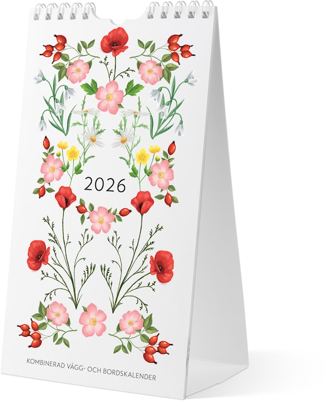Produktbilde 1 for Väggkalender 2026 Mini Duo 120x215 mm Burde
