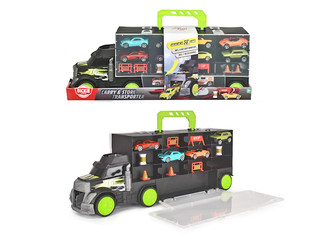 Produktbilde 1 for Bil Transport Oppbevaringsveske Inkl. 4 Biler, Dickie Toys