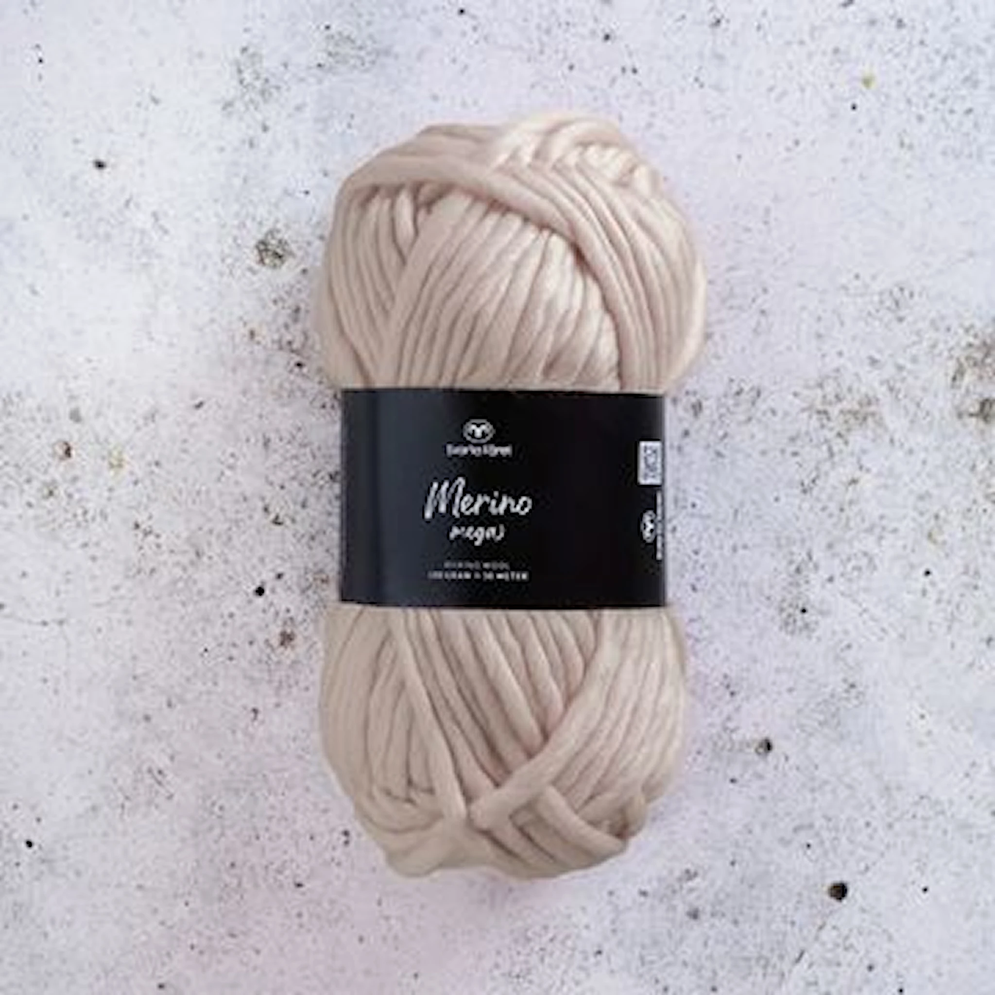 Produktbilde for Merino Mega Merino garn 100 gr 4Blue Lagoon 04 Svarta Fåret