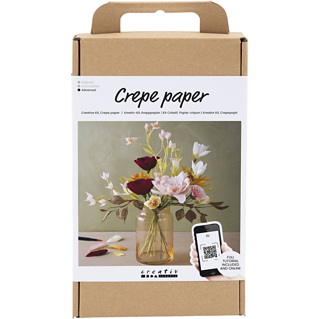 DIY Kit Kräppapper Bukett 1 set