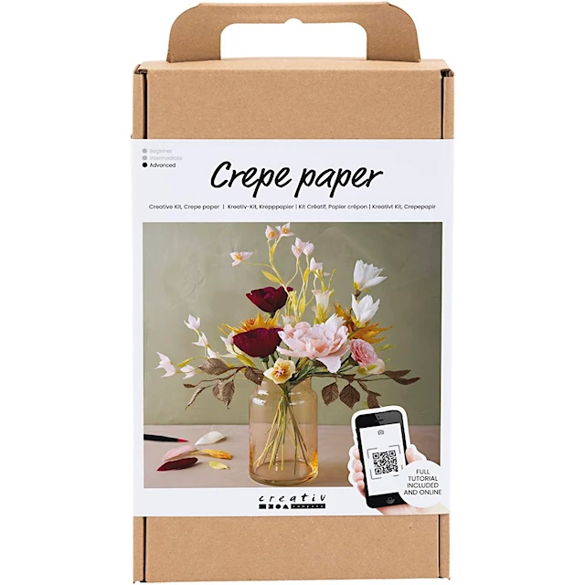 DIY Kit Kräppapper Bukett 1 set