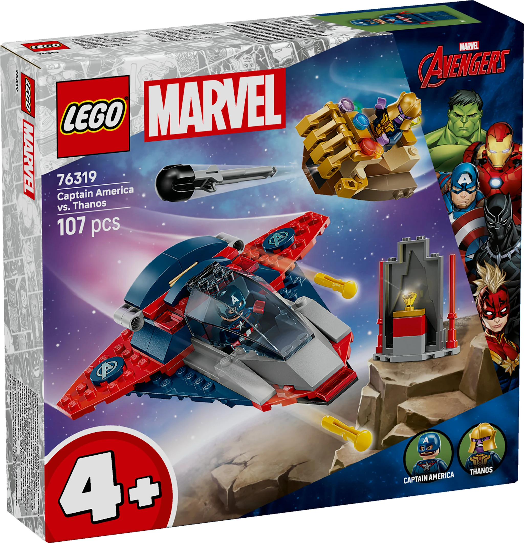 Produktbilde for Captain America mot Thanos LEGO® Super Heroes (76319)