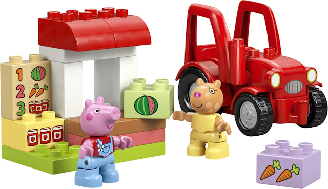 Produktbilde 2 for Peppa Gris Traktor og marked LEGO® DUPLO® (10468)