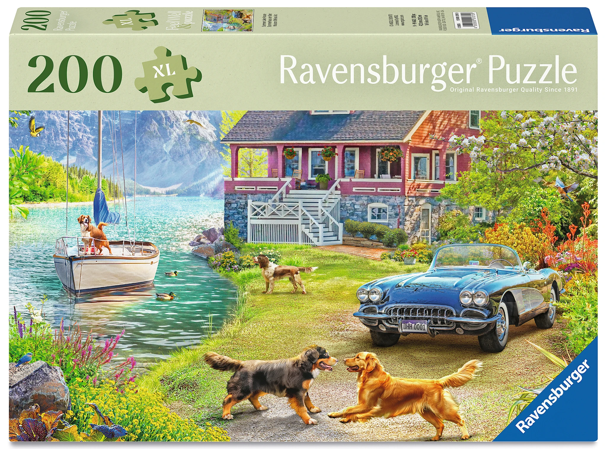Produktbilde for Sommersjøhus 200 XXL-brikker, Ravensburger