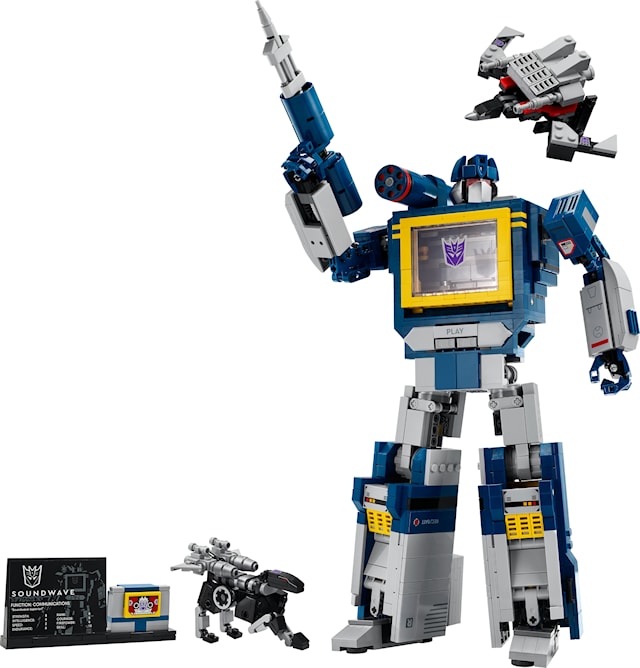 Produktbild 2 för Transformers: Soundwave LEGO® Icons (10358)