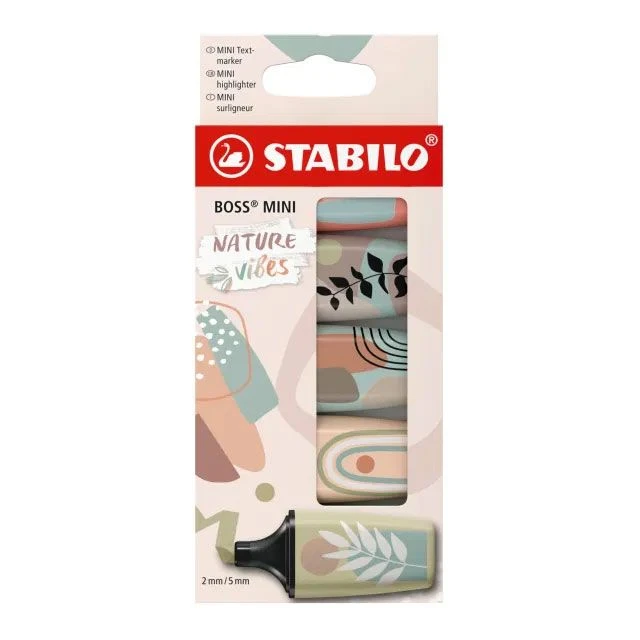 Korostuskynät Mini Naturevibes 5 kpl STABILO BOSS